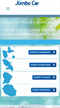 Mobile Screenshot of location-voiture-guadeloupe.jumbocar.com